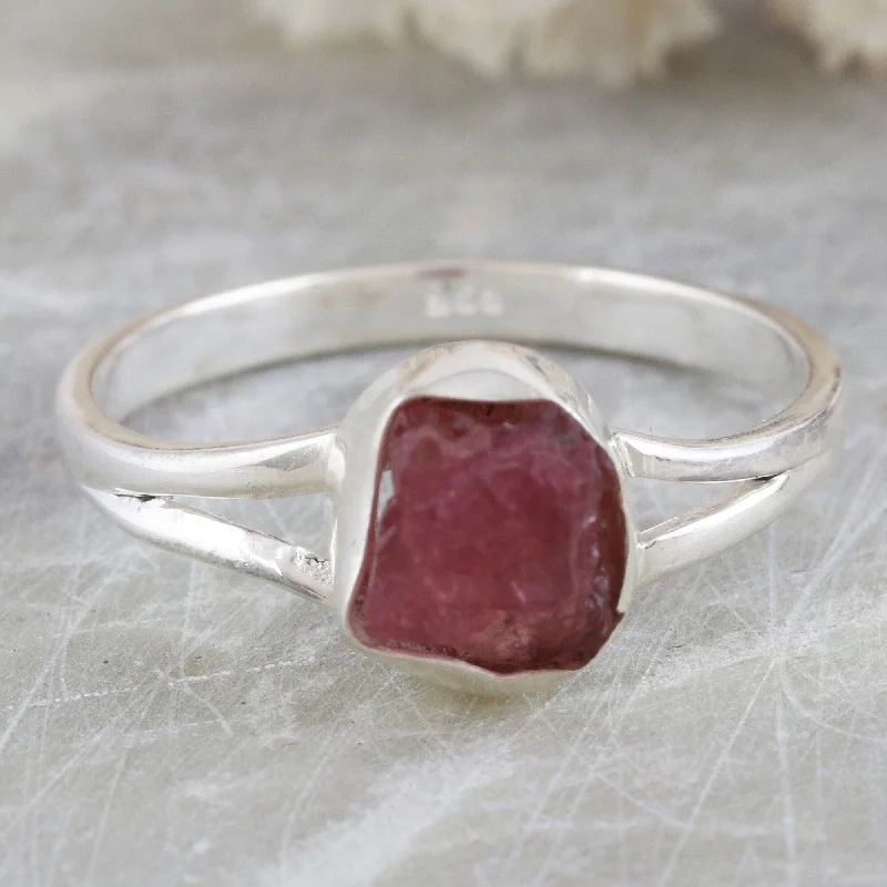 Novica Handmade Creative Magic Ruby Single Stone Ring