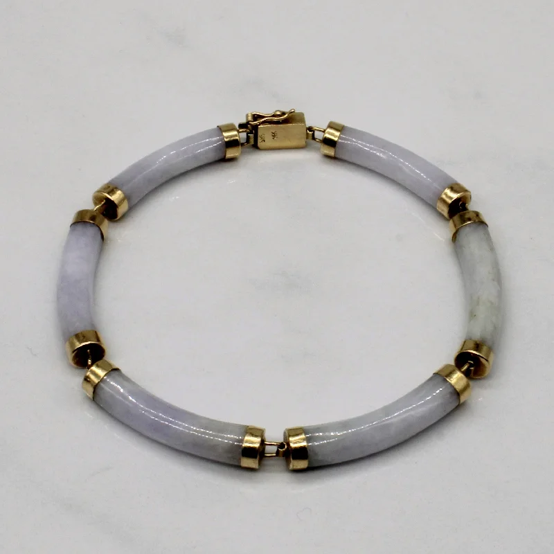 Jadeite Bar Bracelet | 33.00ctw | 7" |