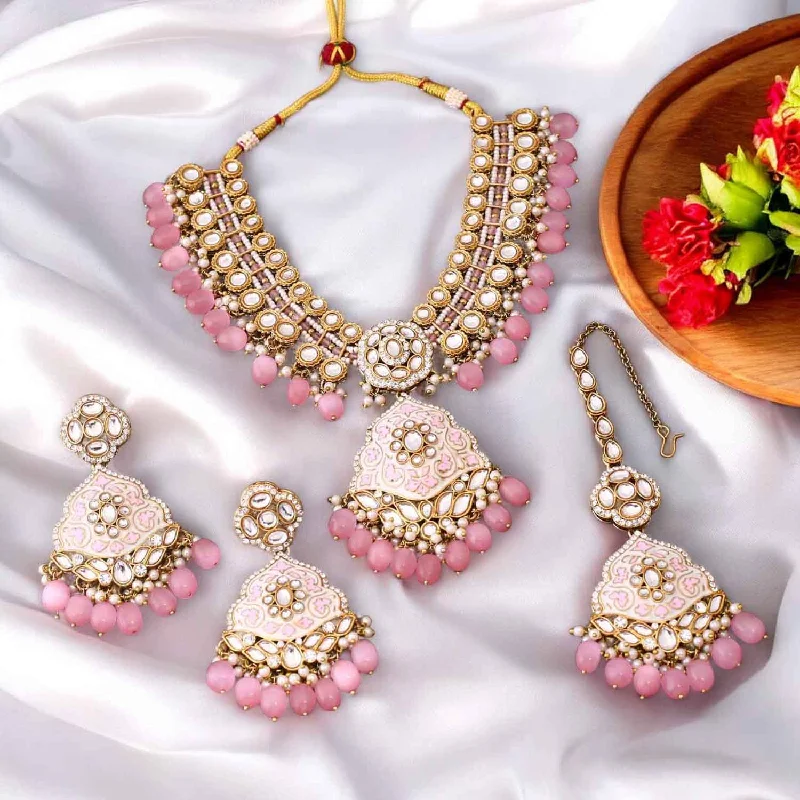 Blush Shailani Kundan Jewellery Set